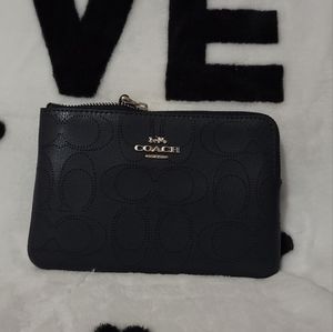 Coach Leather Wristlet